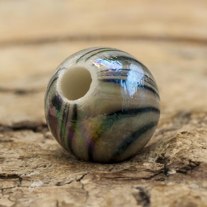 Rund Akrylpärla 8 mm, Multifärg AB (20st)