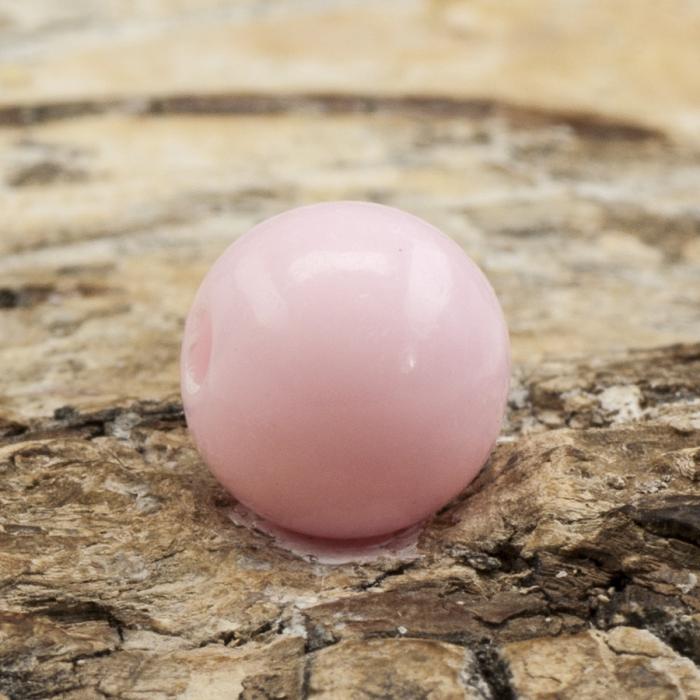 Rund akrylpärla 8 mm, Rosa (30st)