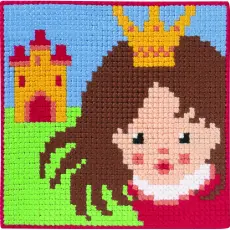 Barnbroderi - Prinsessa