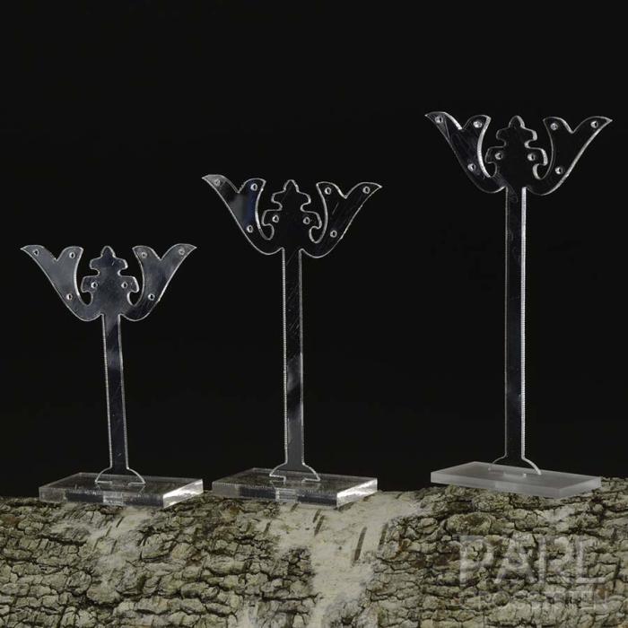 Display för örhängen, Klar (3-pack)