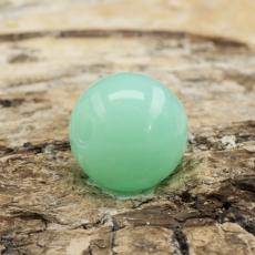 Rund, fluorescerande akrylpärla 6 mm, Turkos (30st)
