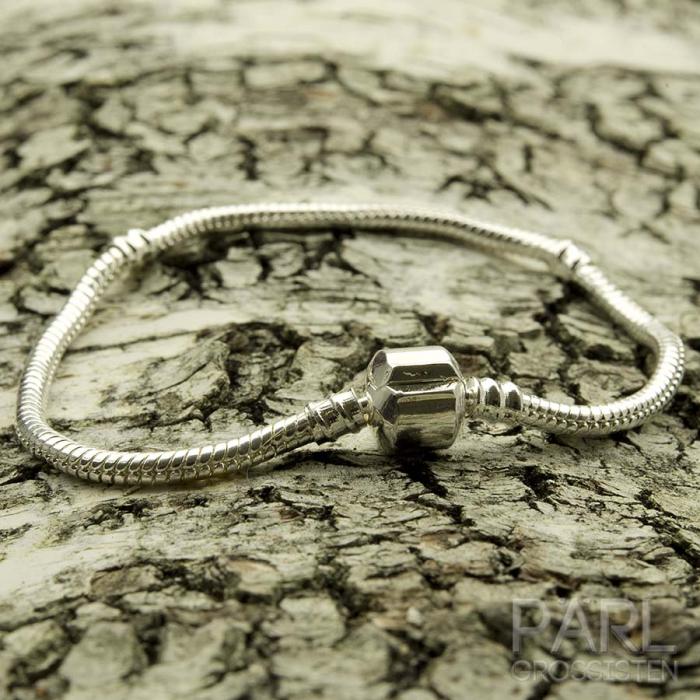 Armband ormlänk 19 cm, Silverfärg (st)