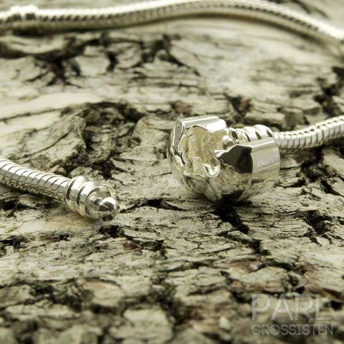 Armband ormlänk 19 cm, Silverfärg (st)