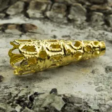 Pärlhållare Kon 8x22 mm, Guldfärg (20st)
