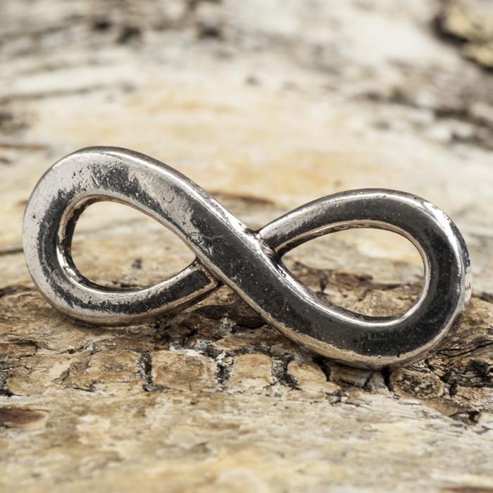 Connector Infinity 34x13 mm, Antiksilver (st)