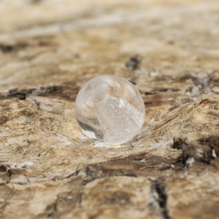 Glaspärla rund 4 mm, Klar (60st)