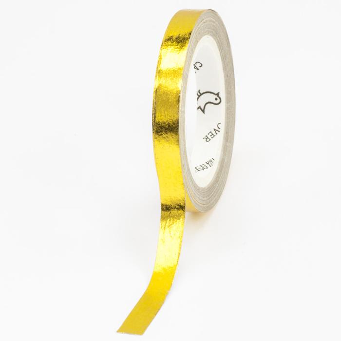 Papperstejp metallic 5mm, Guld (st)