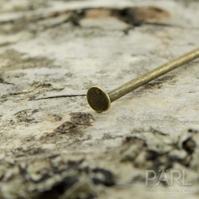 Hattnål 50x0,7 mm, Antikbrons (50st)