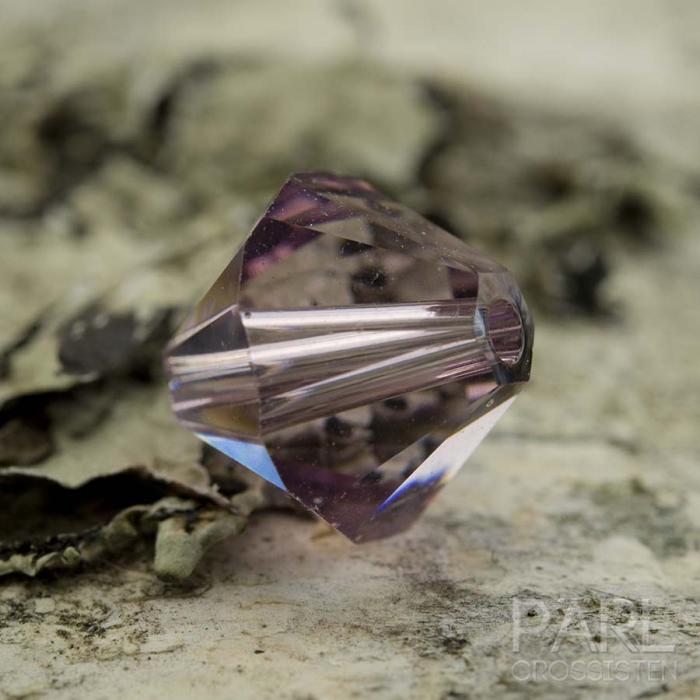 Swarovski bicone 8 mm, Ljus Ametist (2st)