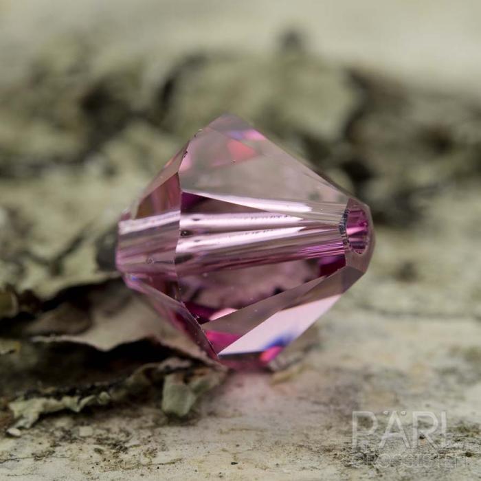 Swarovski bicone 8 mm, Rose (2st)