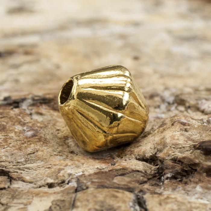 Mellandel Bicone 6 mm, Guldfärg (30st)