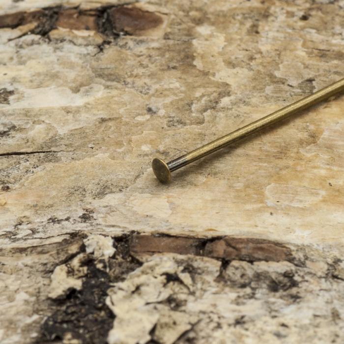 Hattnål 63x0,8 mm, Antikbrons (50st)