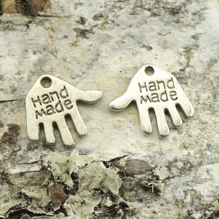 Berlock Hand made, Antiksilver (10st)