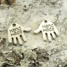 Berlock Hand made, Antiksilver (10st)