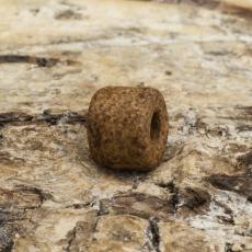 Keramikpärla Pelare 6x5 mm, Brun (20st)