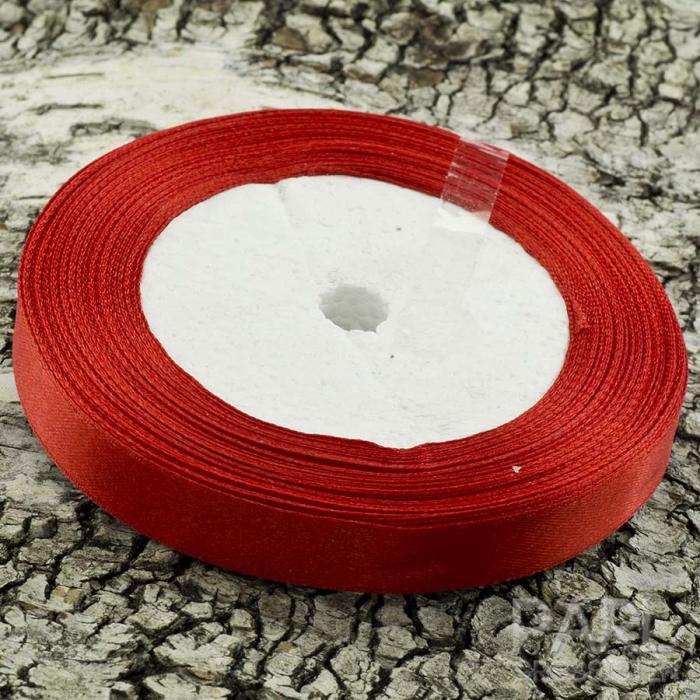 Satinband 12 mm, Röd (20m)