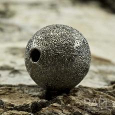 Stardustpärla metall 12 mm, Svart (st)