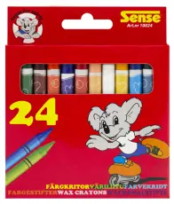 Vaxkritor, F&auml;rgmix (24 st)