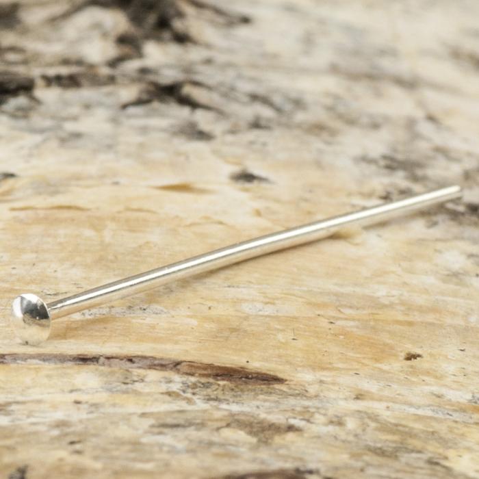Hattnål 28x0,7 mm, Silverfärg (50st)