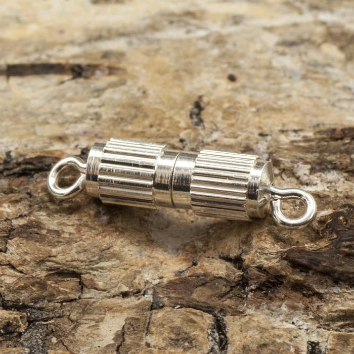 Skruvlås 18x4 mm, Silverfärg (10st)