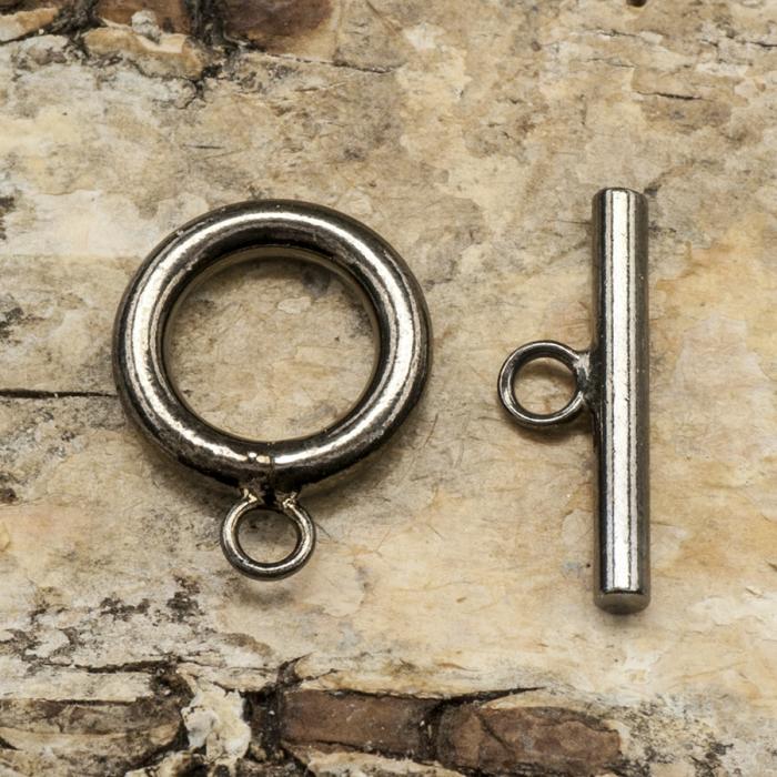 Stavlås 11x14 mm, Svart (5st)