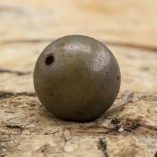 Glaspärla Rund 9 mm, Gröngrå (15st)