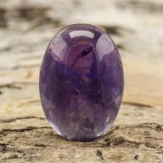 Cabochon Ametist 13x18 mm, Mörklila (st)