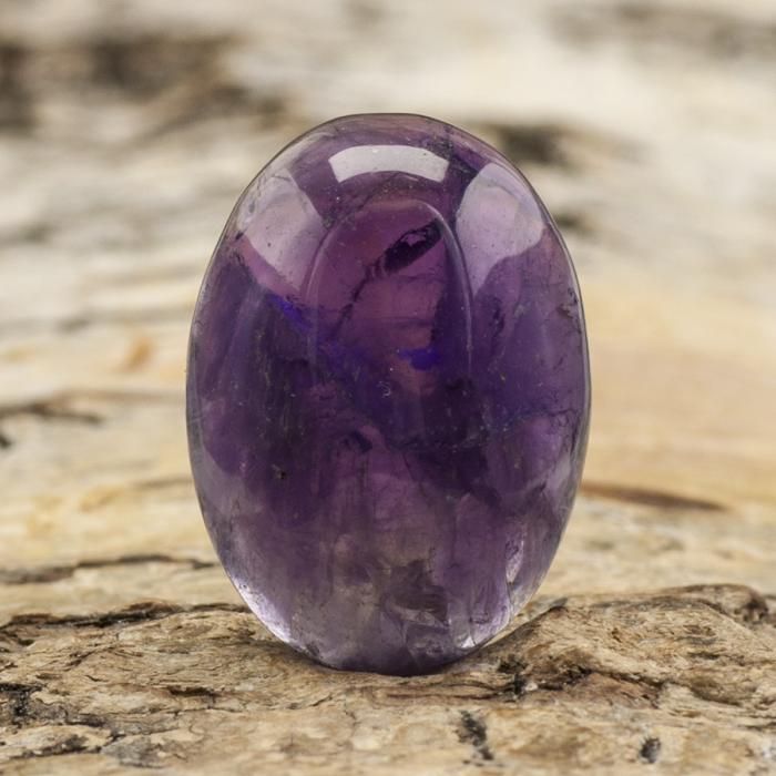 Cabochon Ametist 13x18 mm, Mörklila (st)