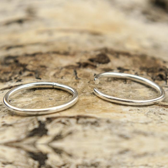 Ring öppningsbar 20 mm, Silverfärg (10st)