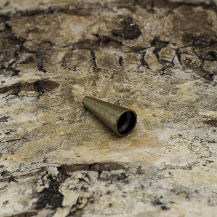 Pärlhållare Kon 6x12 mm, Antikbrons (10st)