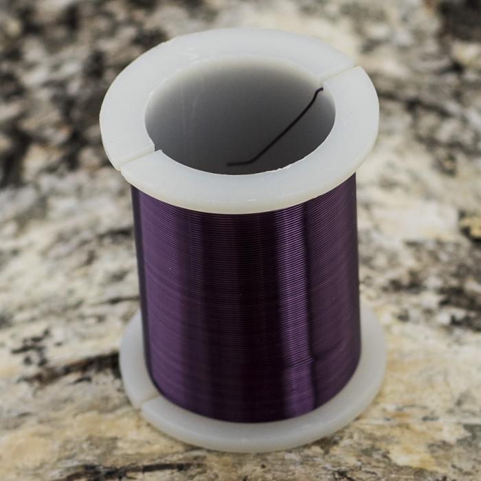 Koppartråd 0,32 mm, Lila (25 m)