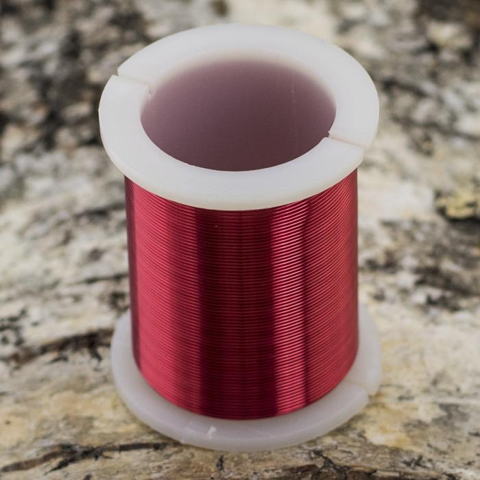 Koppartråd 0,45 mm, Röd (18 m)