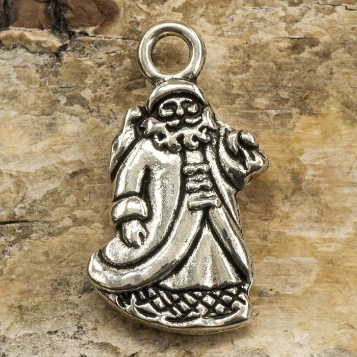 Berlock Tomte 18x25 mm, Antiksilver (st)