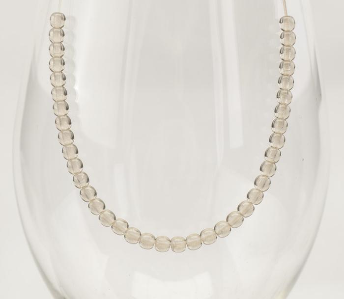 Glaspärla rund 4 mm, Beige (60st)