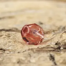 Glaspärla facetterad 3,5x4 mm, Bordeaux (30st)
