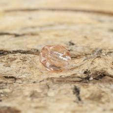 Glaspärla facetterad 3,5x4 mm, Gammelrosa (30st)