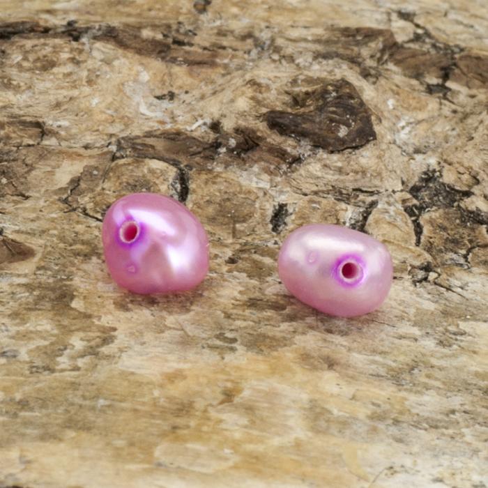 Sötvattenspärla 6 mm, Rosa (20st)
