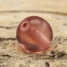 Frostad glaspärla 8 mm, Bordeaux (20st)