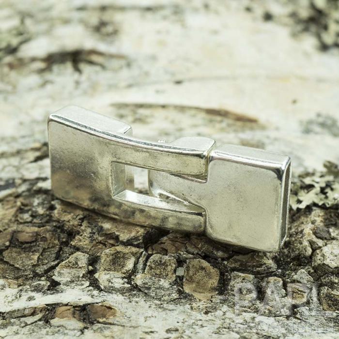 Haklås 22x120 och 19x12 mm, Silverfärg (st)