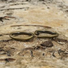 Ring öppningsbar 12 mm, Antikbrons (10st)