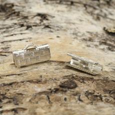 Bandavslut 7x13 mm, Silverfärg (10st)
