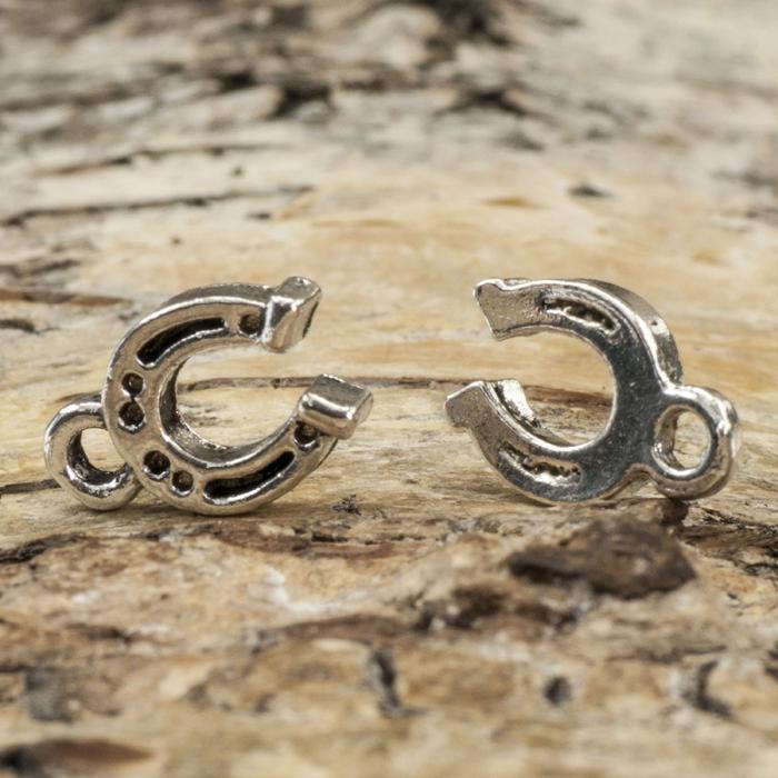 Hänge Hästsko 12x8 mm, Antiksilver (10st)