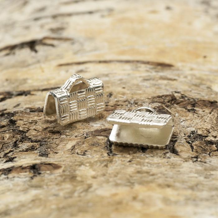 Bandavslut 7x10 mm, Silverfärg (10st)