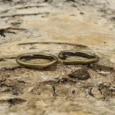 Ring öppningsbar 12 mm, Antikbrons (10st)