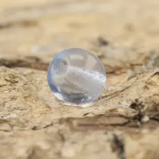 Glaspärla rund 4 mm, Ljusblå (60st)