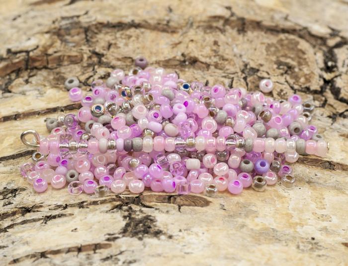 Seed beads special 2,7 mm, Rosamix (10g)