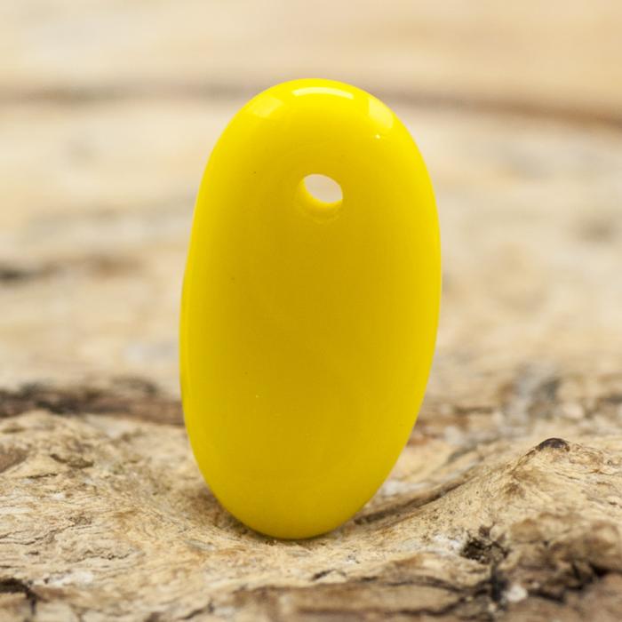 Glaslöv 5,5x10 mm, Gul (10st)