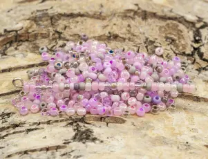 Seed beads special 2,7 mm, Rosamix (10g)