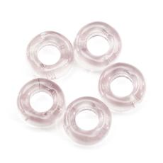 Glaspärla Ring 7 mm, Lila (20st)