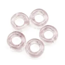 Glaspärla Ring 7 mm, Lila (20st)
